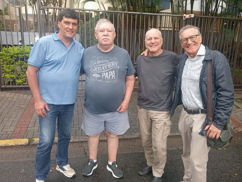 Momentos de lazer de Fabio Civitelli (e de José Carlos Francisco) no Brasil
