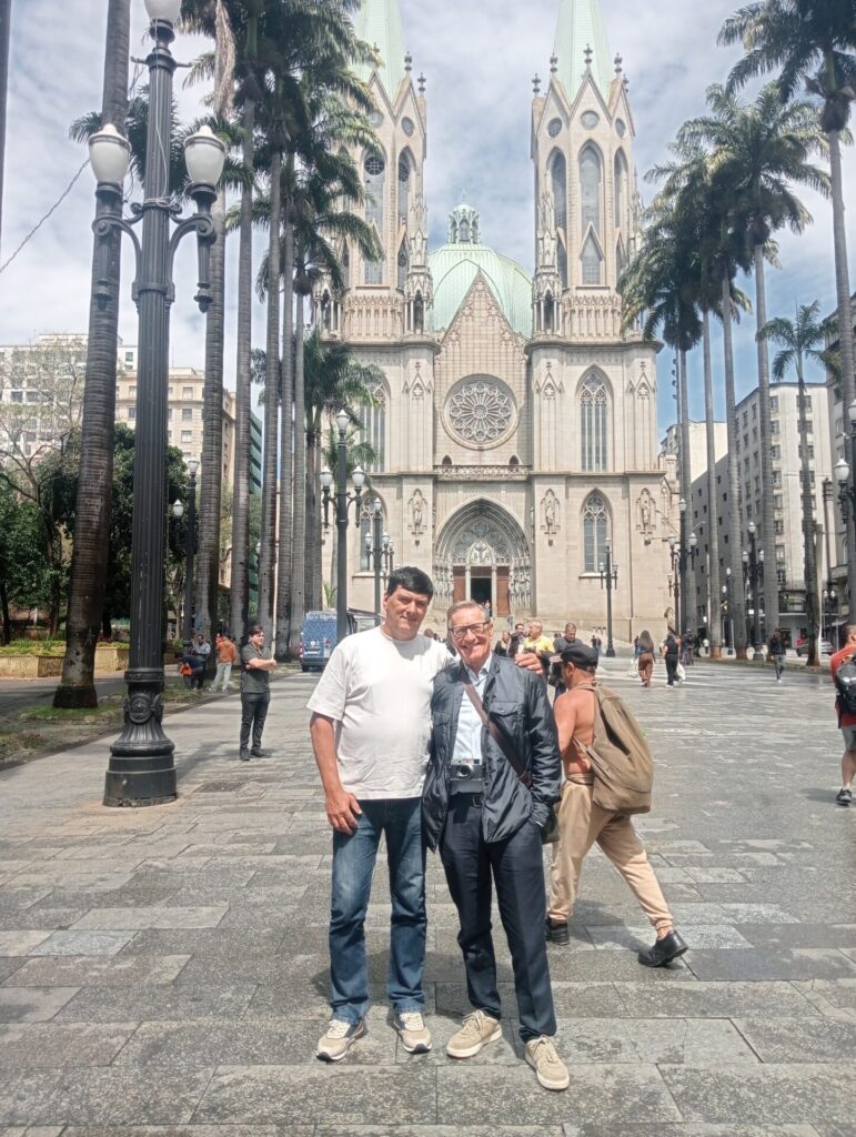 Momentos de lazer de Fabio Civitelli (e de José Carlos Francisco) no Brasil