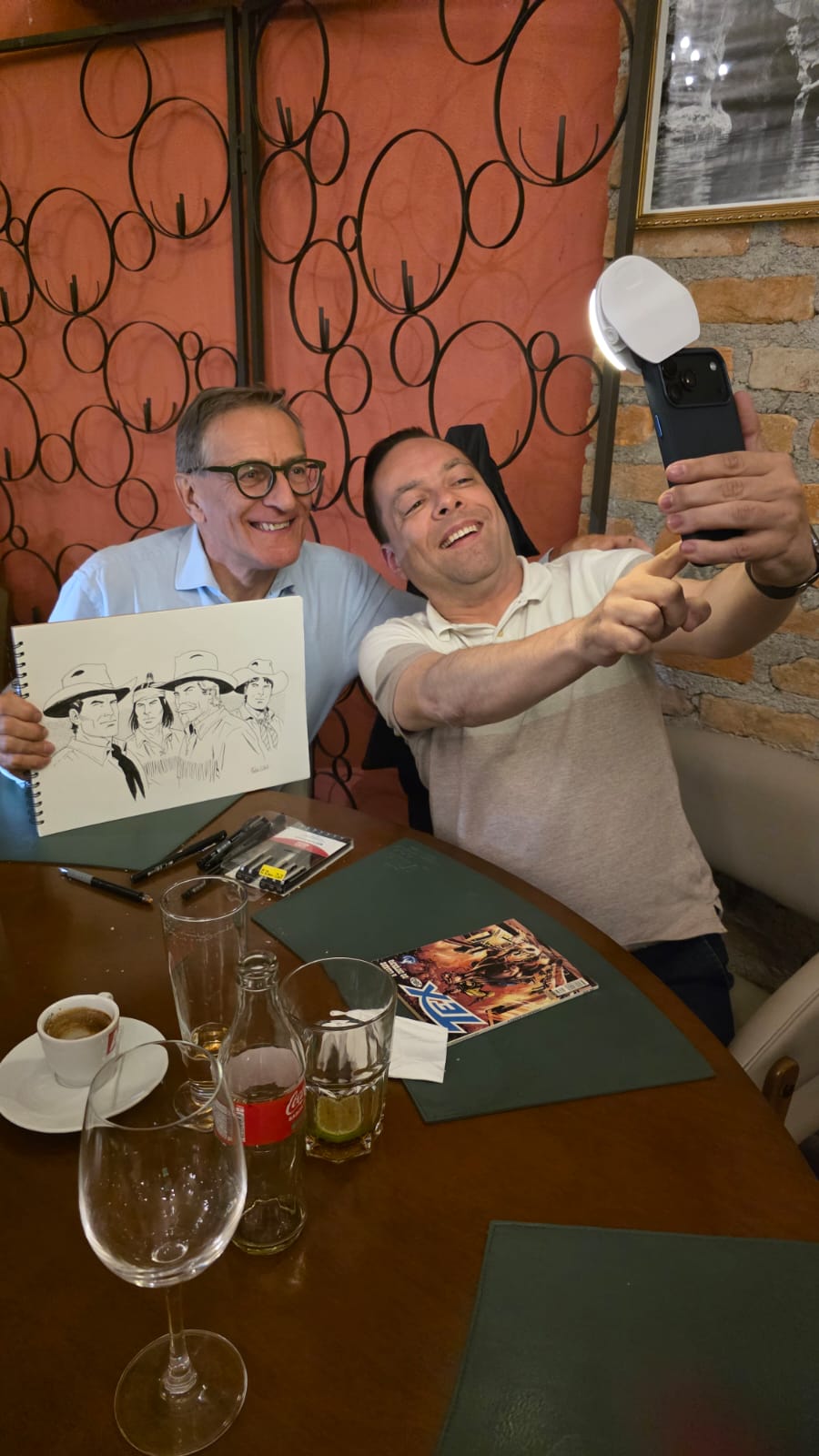 Momentos de lazer de Fabio Civitelli (e de José Carlos Francisco) no Brasil