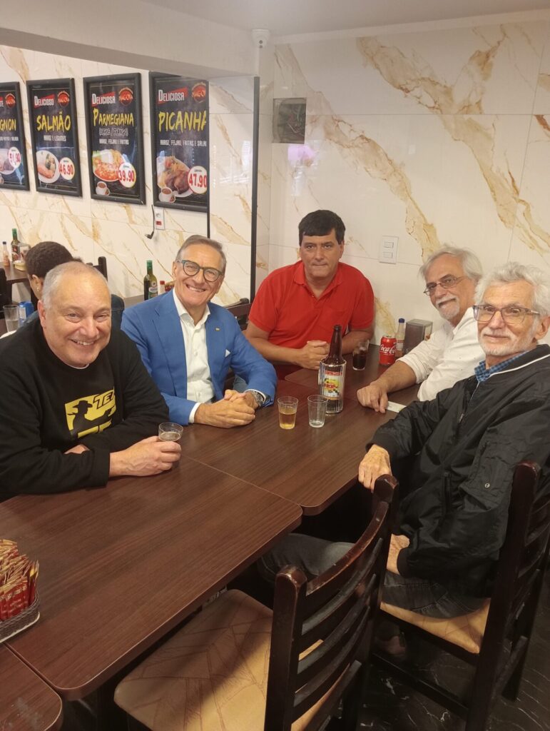 Momentos de lazer de Fabio Civitelli (e de José Carlos Francisco) no Brasil