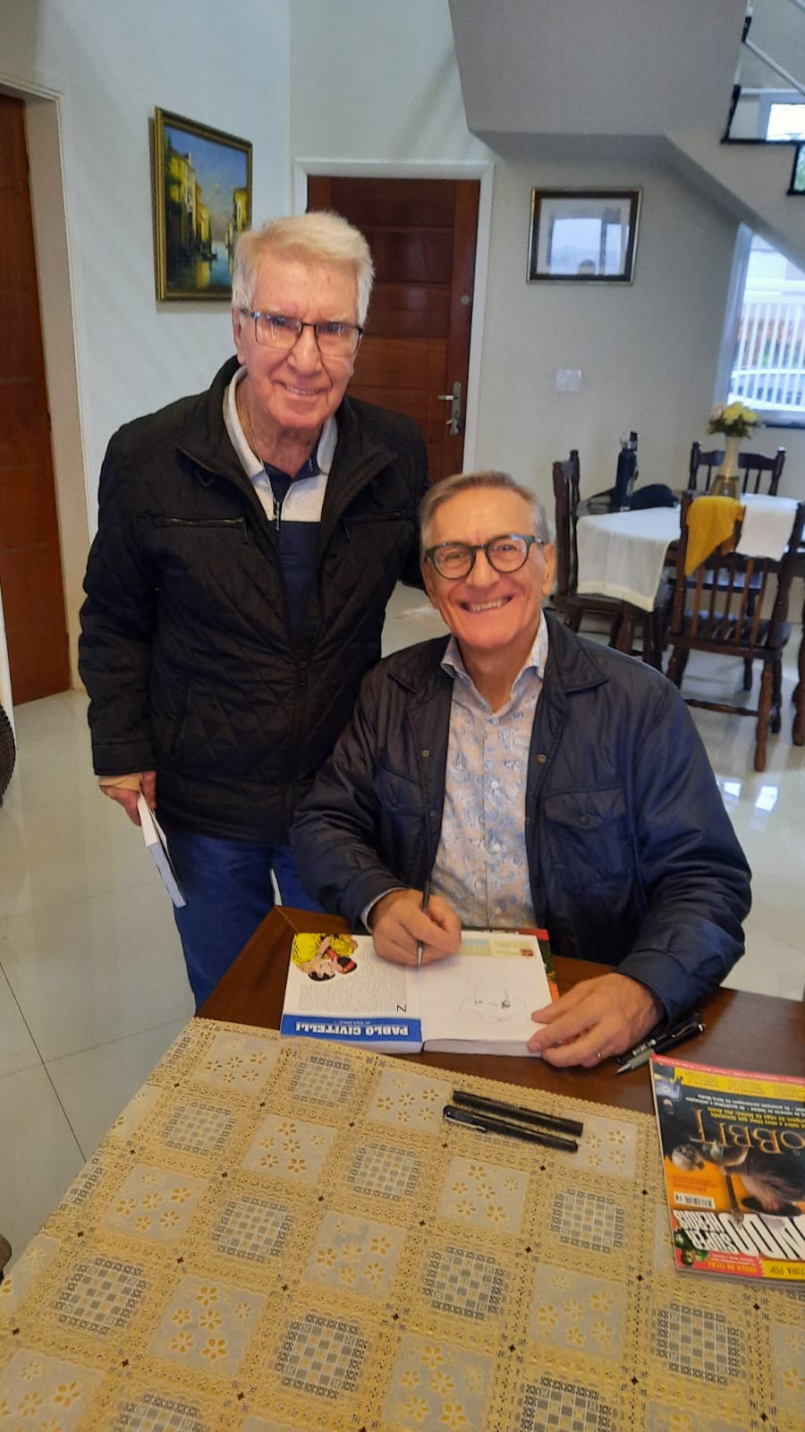 Momentos de lazer de Fabio Civitelli (e de José Carlos Francisco) no Brasil