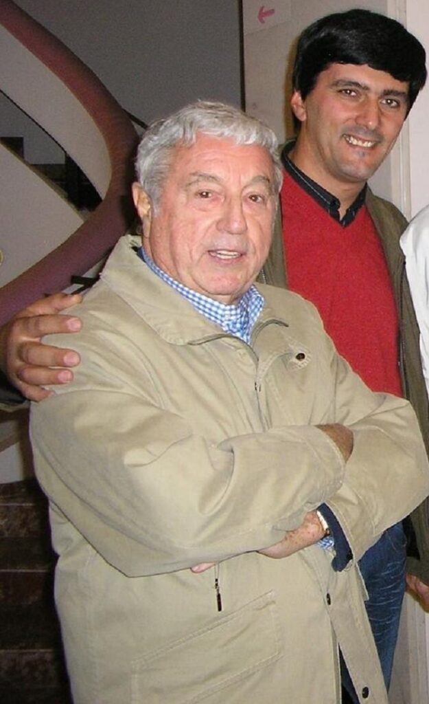 Sergio Bonelli e José Carlos Francisco, em Rapallo, 2009