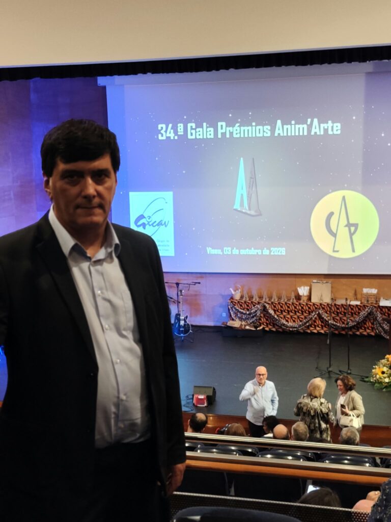 34.ª Gala dos Prémios Anim'Arte 2026 consagra José Carlos Francisco na Banda Desenhada