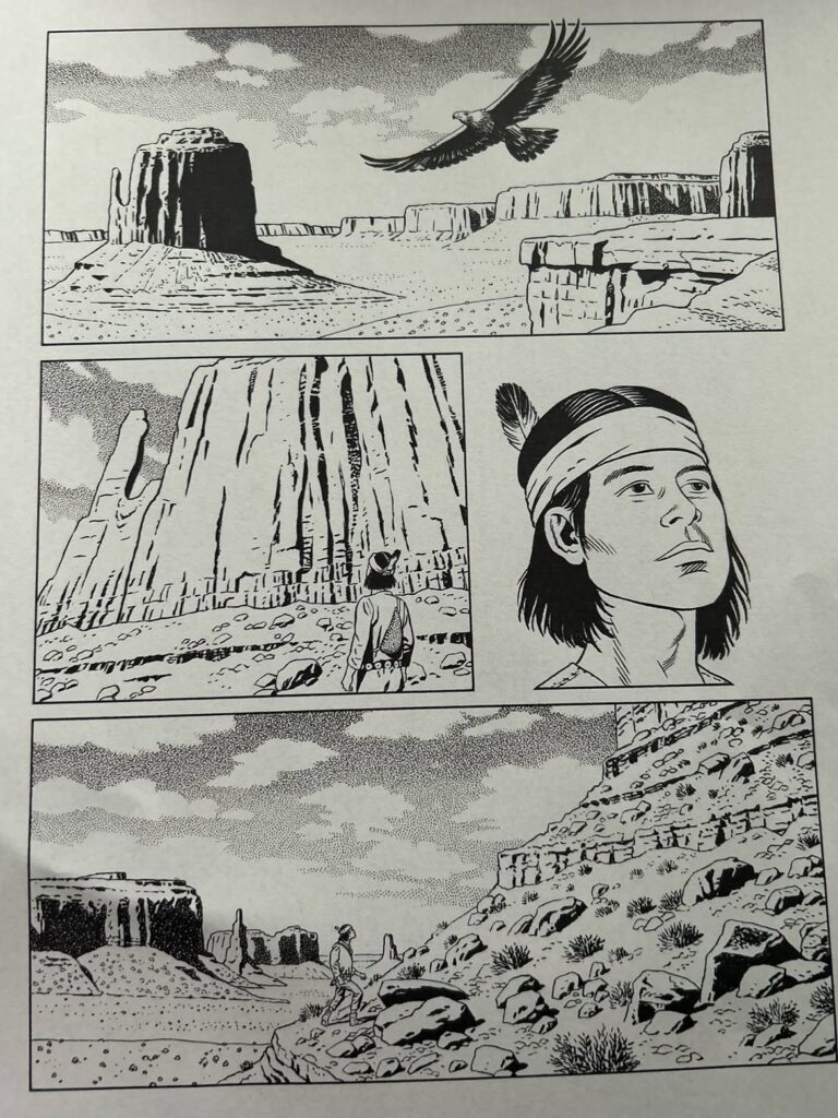 O Monument Valley de Fabio Civitelli brilha na nova série "Tex - La Leggenda"!
