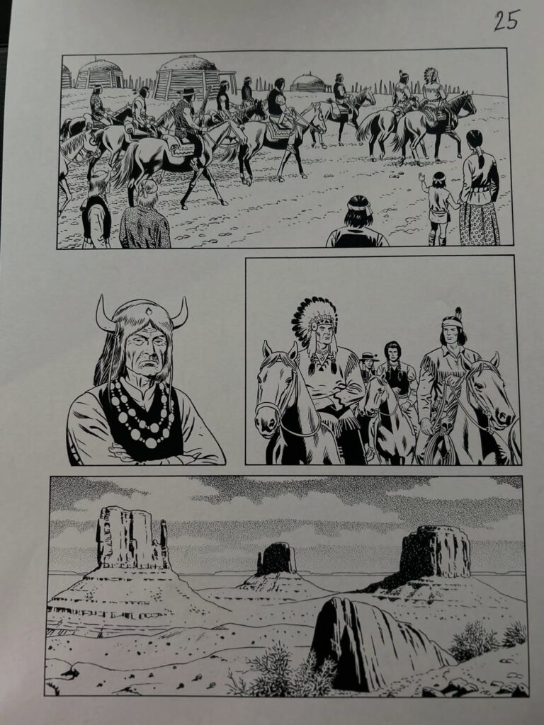 O Monument Valley de Fabio Civitelli brilha na nova série "Tex - La Leggenda"!