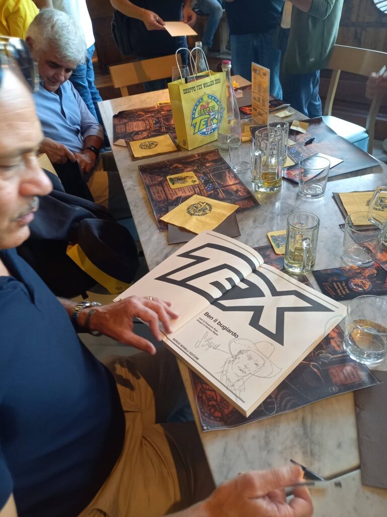 O memorável almoço “A pranzo con Te(x)” do Gruppo Tex Willer 2011 ®️